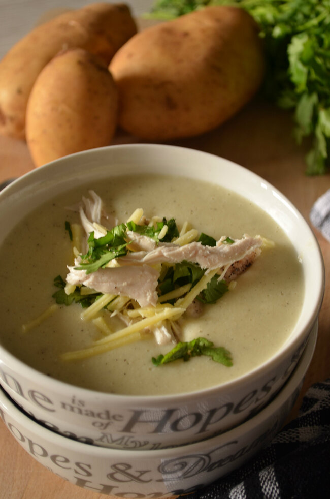 Soupe de Poulet & Poireaux