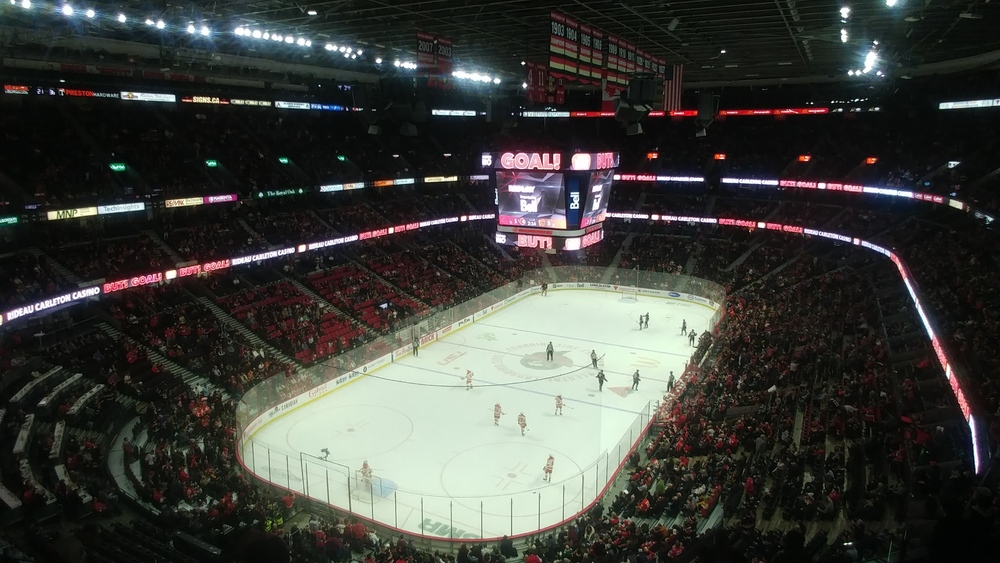 Calgary Flames versus Ottawa Senators at Canadian Tire Centre on February 13th 2023