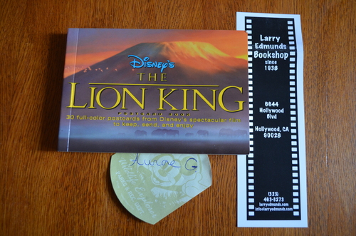 The Lion King Livre de 30 cartes postales