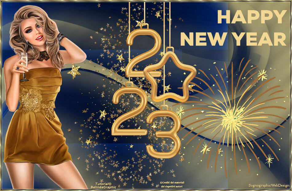 Trasuzione Tutorial: Happy New Year 2023 di Belinda Graphic pag 17