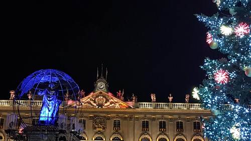 Nancy et son hypercentre à Noël.