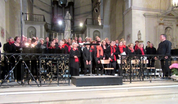 Le  concert du Chœur de Haute Côte d'Or a eu un très grand succès....