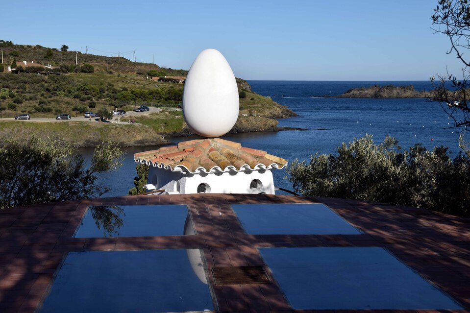 Cadaques - Portlligat - La maison de Salvador Dalí - Dans le jardin - L'œuf