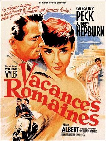 VACANCES ROMAINES BOX OFFICE FRANCE 1954