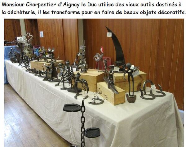 Un artisan d'Aignay le Duc exposera ses créations les vendredis à Aignay le Duc