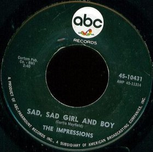 1963 : Single SP ABC Paramount Records 10431 [ US ]