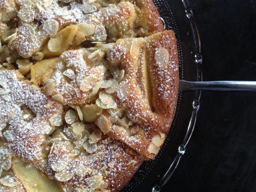 GÂTEAU POMME, BANANE & AMANDES