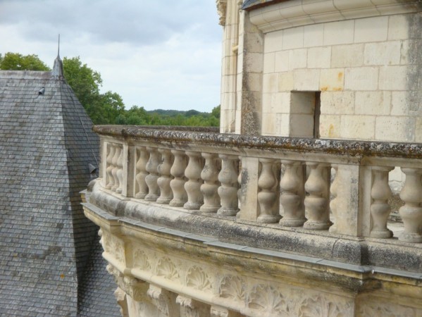 Chambord, les terrasses du château.9e