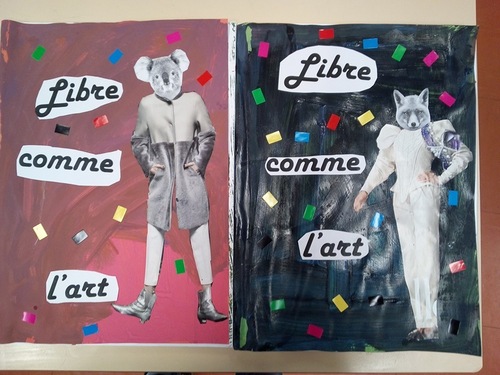 Pages de couverture du cahier d'Art.