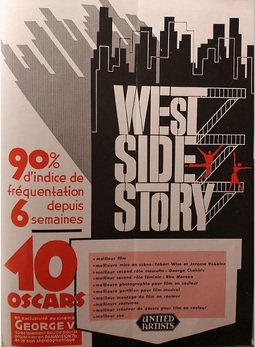 WEST SIDE STORY BOX OFFICE FRANCE 1962 