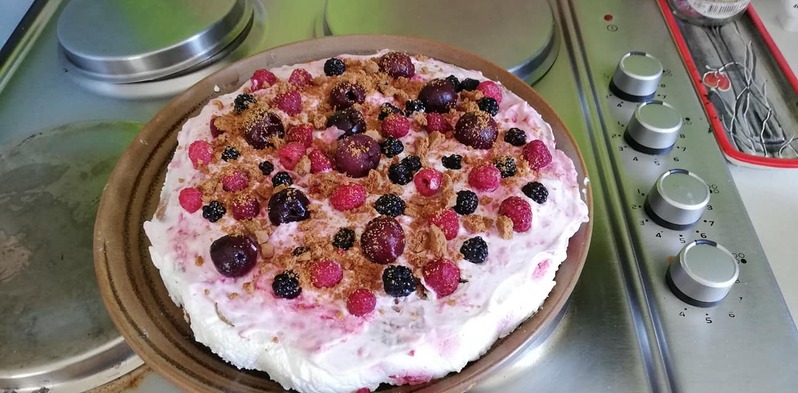 gâteau de frais de la rentrée ... Tiramisu de framboises 