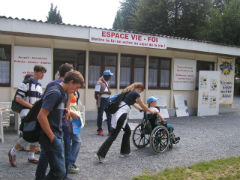 Lourdes : Les pavillons