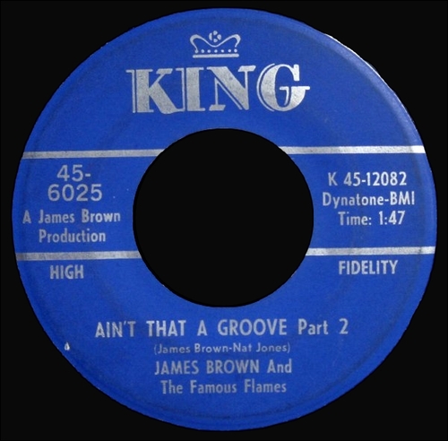 James Brown & The Famous Flames : Single SP King Records 45-6025 [ US ]