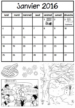 Calendrier élève 2014/2015