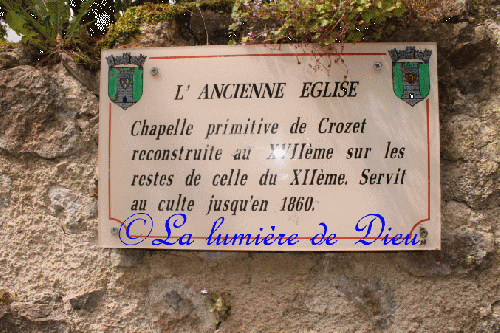 Le Crozet, ancienne église