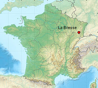 Situation nationale de la Bresse
