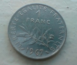 Ma collection du Franc Français ( pieces de monnaie )