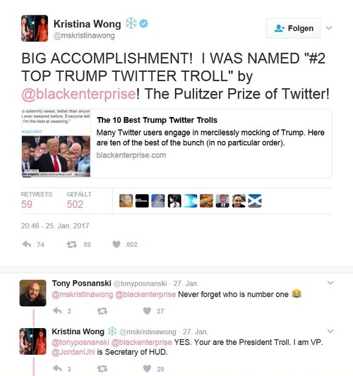 #2 TOP TRUMP TWITTER TROLL