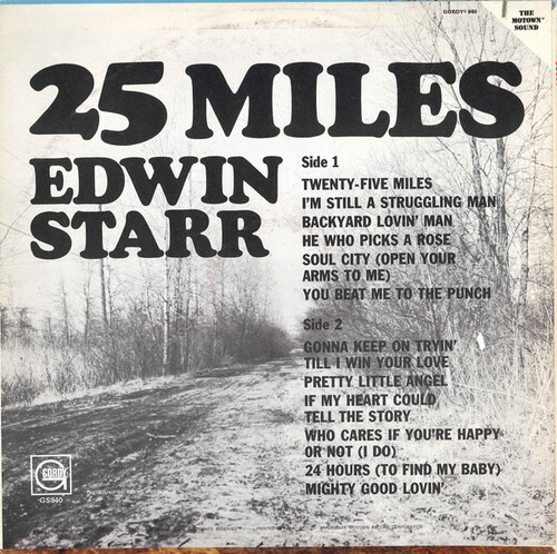 Edwin Starr : Album " 25 Miles " Gordy Records GS 940 [ US ]