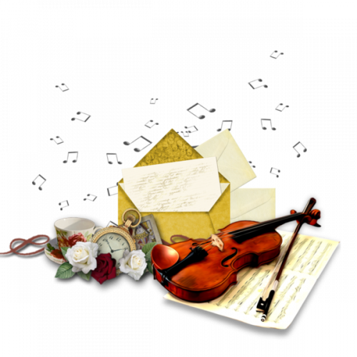 Tubes musiques en png