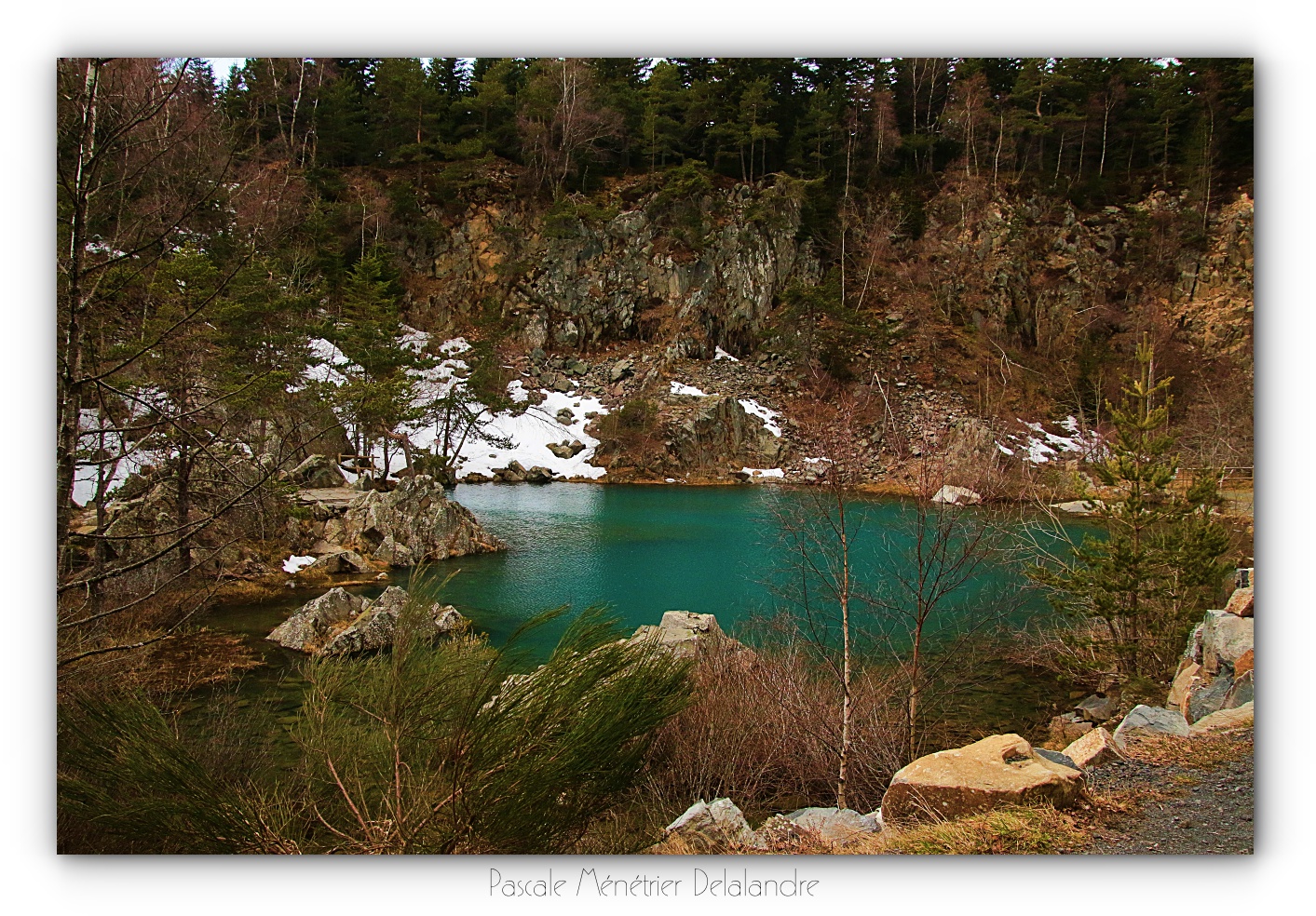 Lac bleu de Champclause