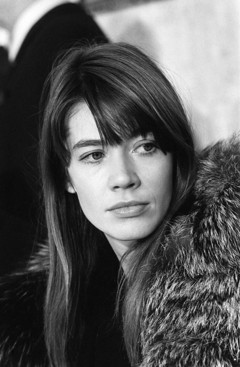Françoise Hardy, le 1er janvier 1971 à Paris.