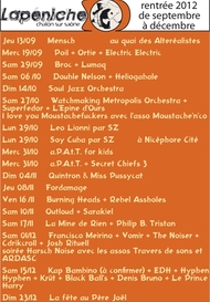 Lapéniche - Concerts rentrée 2012