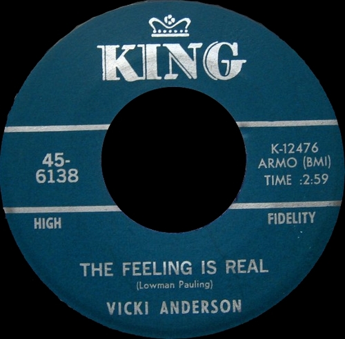1967 Vicki Anderson : Single SP King Records 45-6138 [ US ]