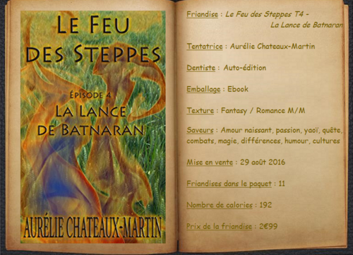 Le Feu des Steppes T4 - La Lance de Batnaran - Aurélie Chateaux-Martin