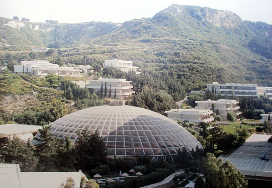 LA VILLE D'EVVIA  EN  GRECE  EN  1988