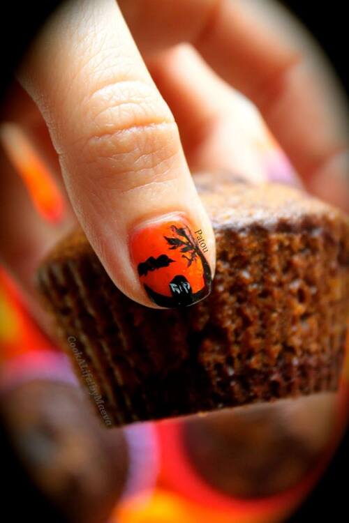 Halloween sur les ongles et en cuisine !