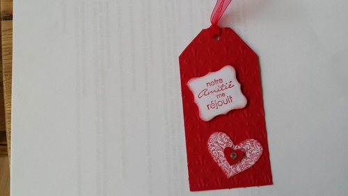 Swap Stampin up février Amour Amitie