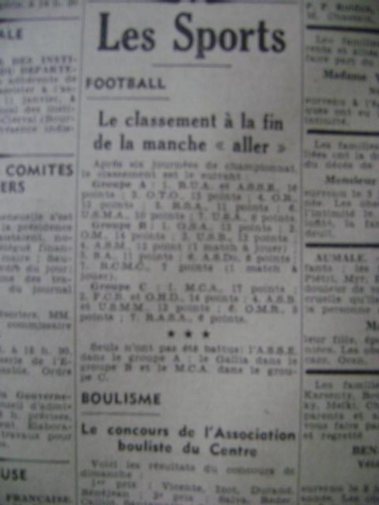 MCA champion de l\'aller