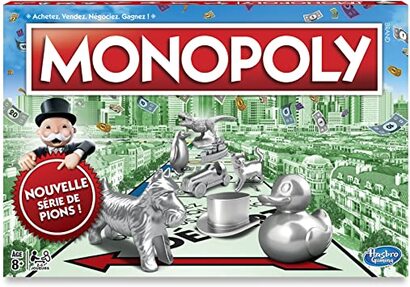 Monopoly, Jeu pour la Famille et Les Enfants, 2 à 6 Joueurs, dès 8 Ans,  inclut des Cartes choisies par Le Public : Amazon.fr: Jeux et Jouets