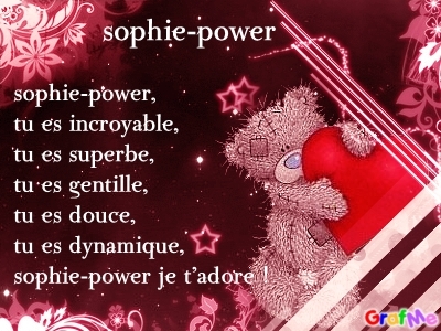 pour sophie-power
