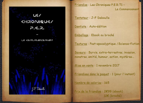 Les Chroniques P.E.R.T1 - Le Commencement - J-F Deboulle