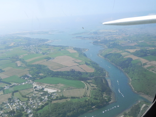 Bretagne vue d 'avion 