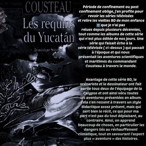 La série télévisée et la BD du vendredi 58 : L'aventure de l'équipe Cousteau.