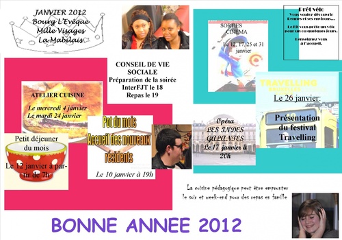 programme janvier 2012