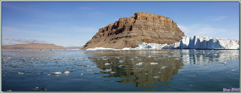 Encore des vues du glacier Croker Bay - Devon Island - Nunavut - Canada