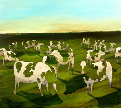 13 - Des vaches - Peinture