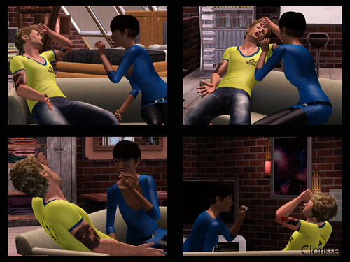 Upset poses pack_sims3