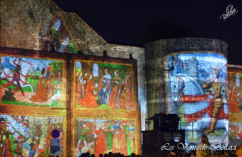 Spectacle lumière La Ballade du Roi René au château d'Angers - 7