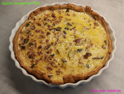 Une Quiche aux Courgettes et Thon façon Zanzibar