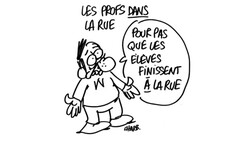 Charlie Hebdo parle de l'école