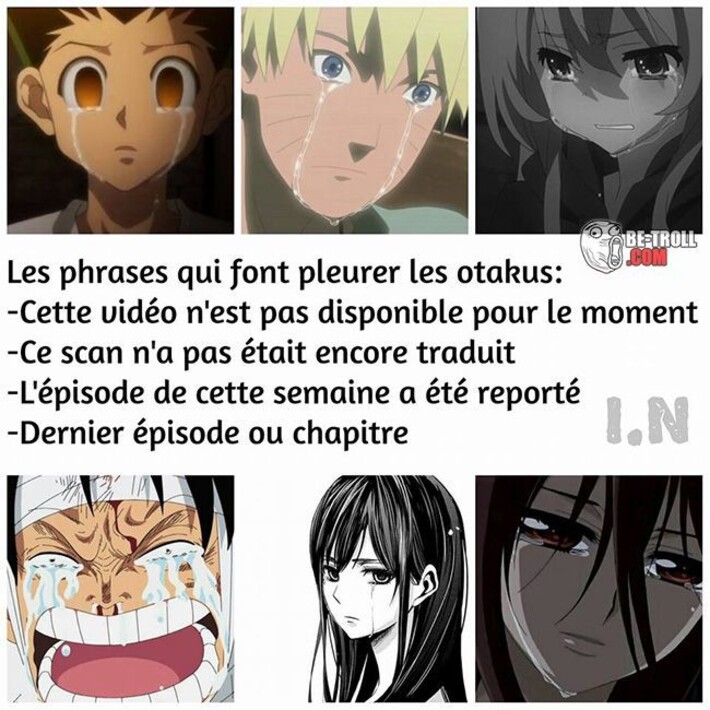 Rien que d'y penser j'ai envie de pleurer