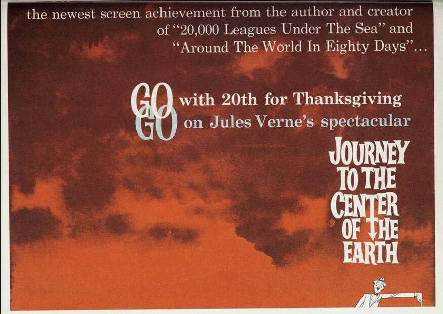 JOURNEY TO THE CENTER OF THE EARTH (VOYAGE AU CENTRE DE LA TERRE) box office usa 1959