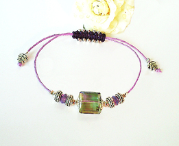 - Bracelet Cristal / Macramé