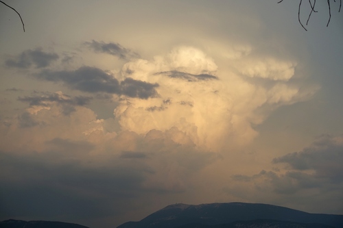 Le ciel en colère