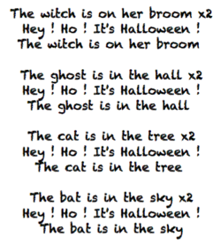 Comptines et chants - Halloween